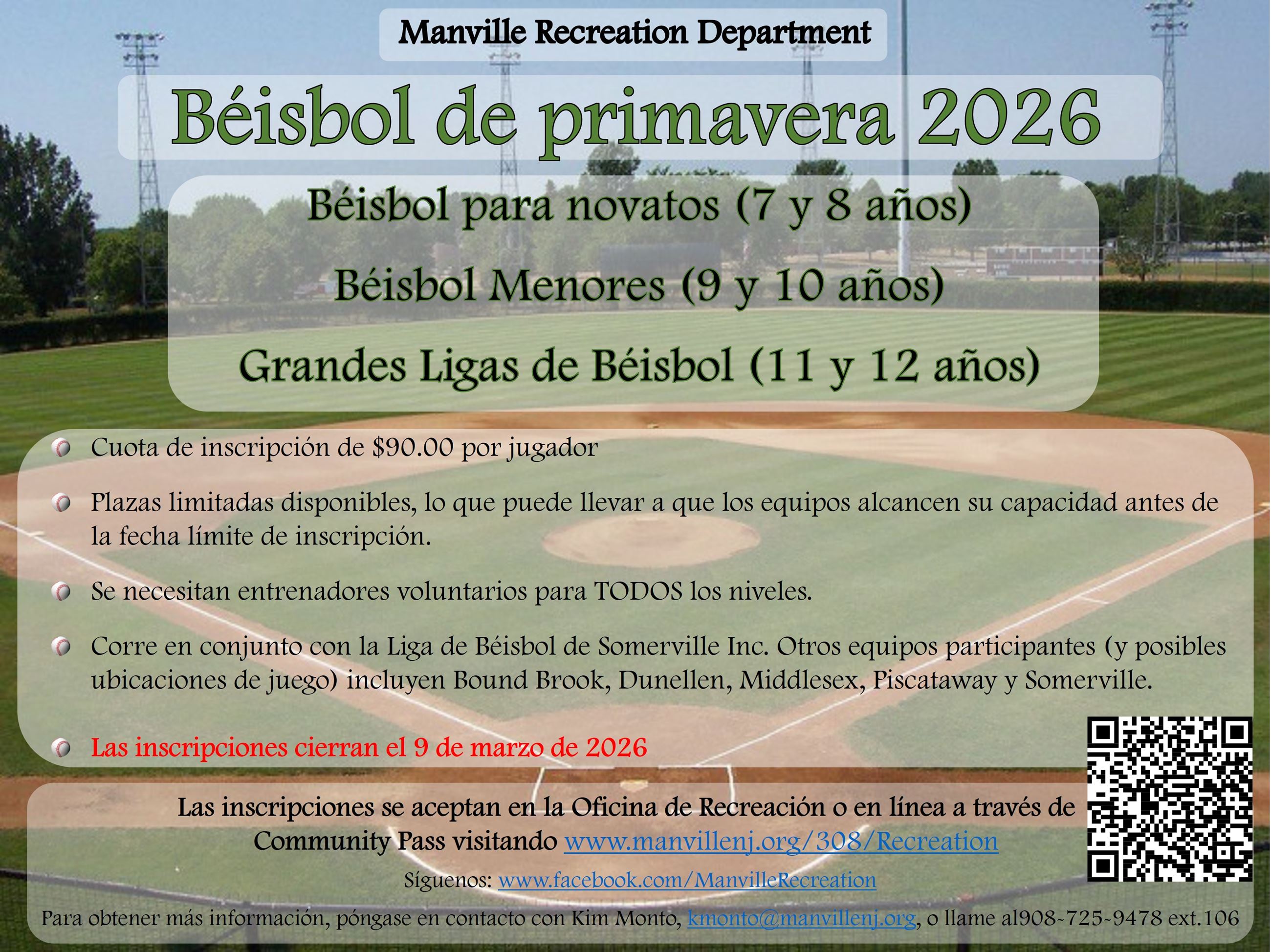 2026 Spring Baseball - Spanish