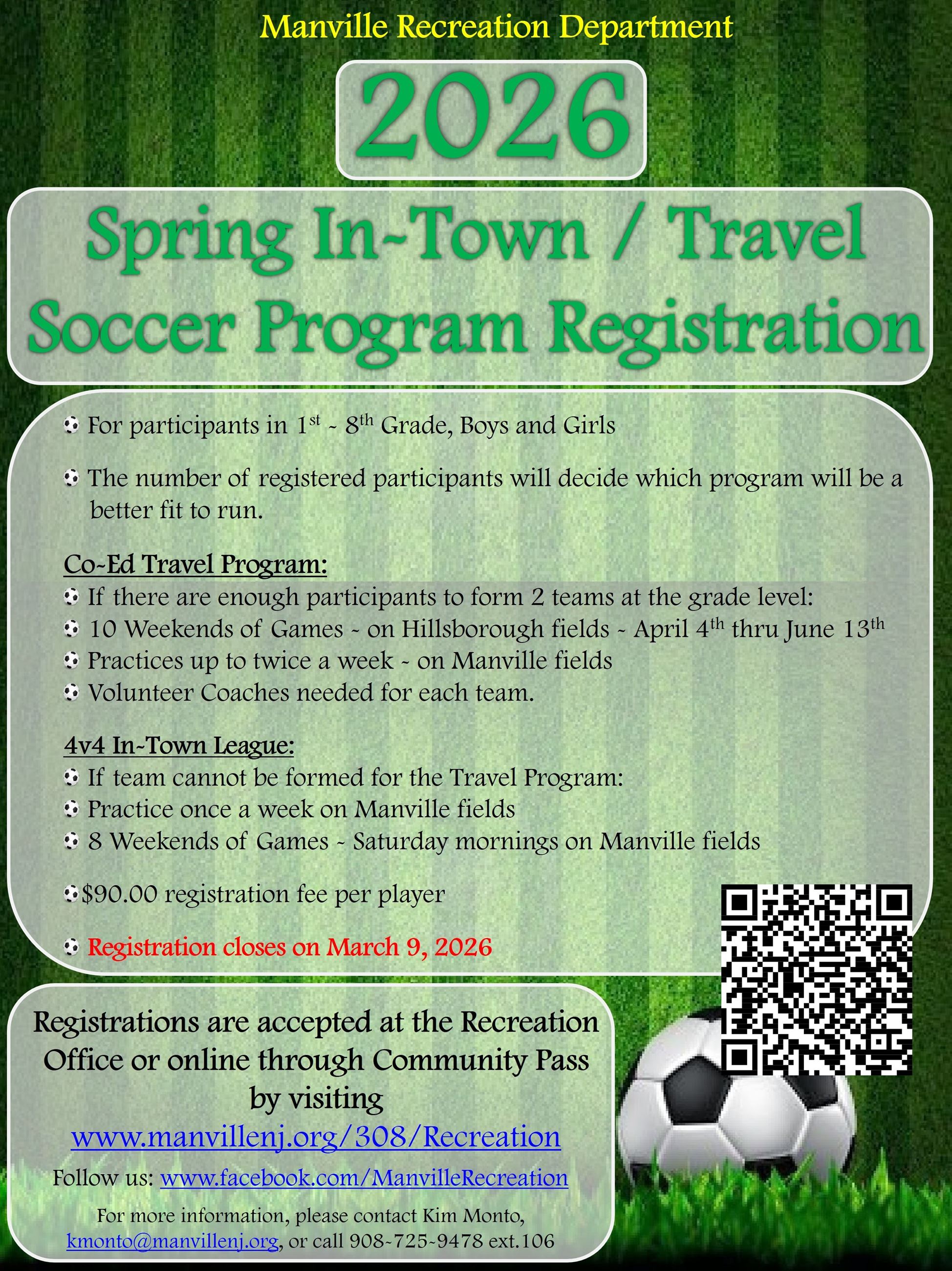 2026 Spring Co-Ed Soccer