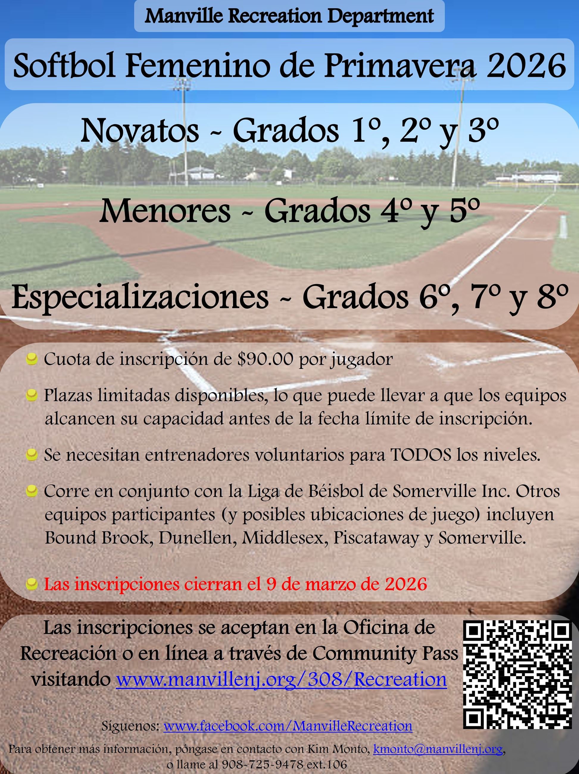 2026 Spring Softball - Spanish