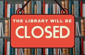 Library will be Closed