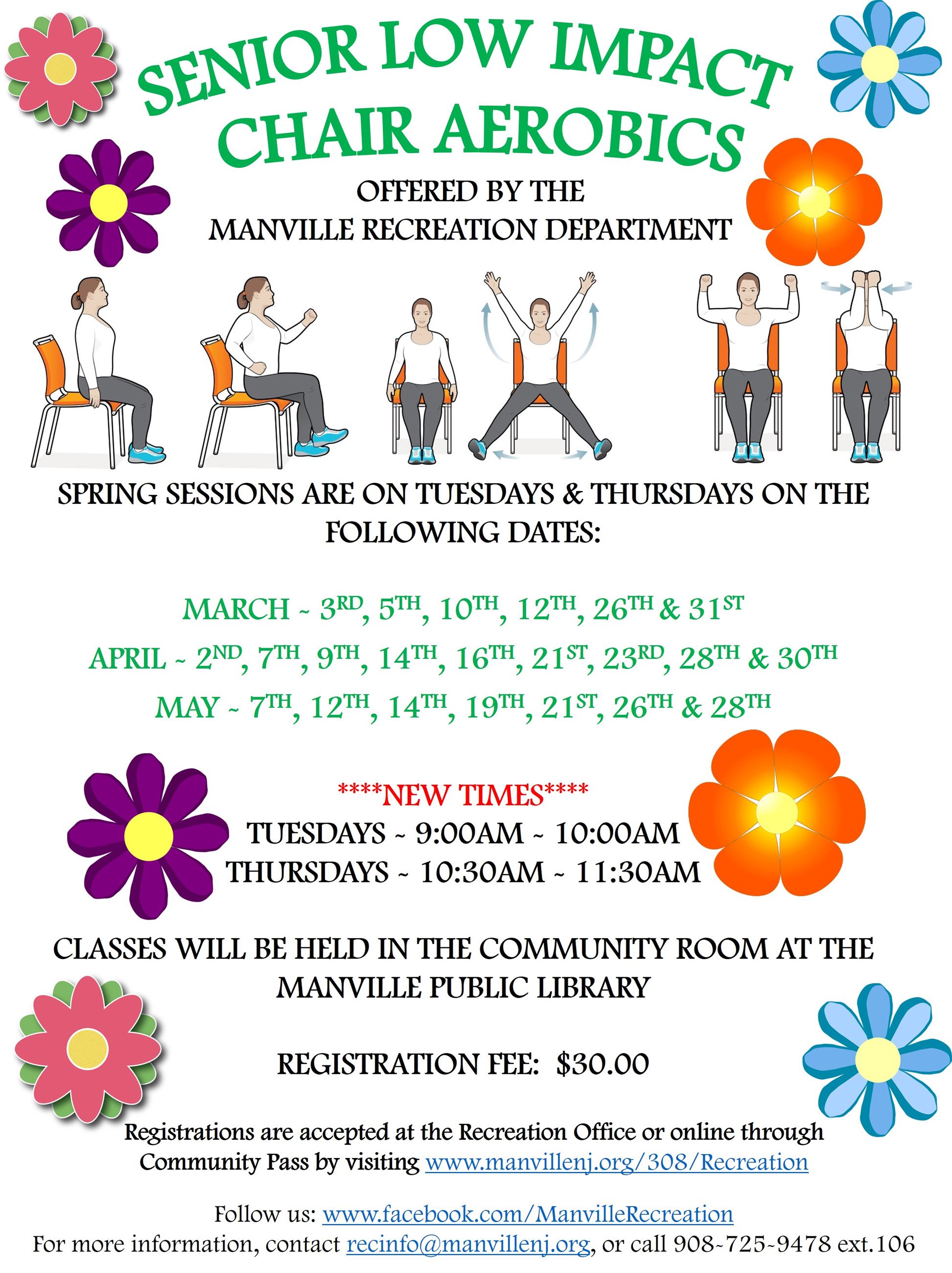 SENIOR low impact CHAIR AEROBICS SPRING 2026