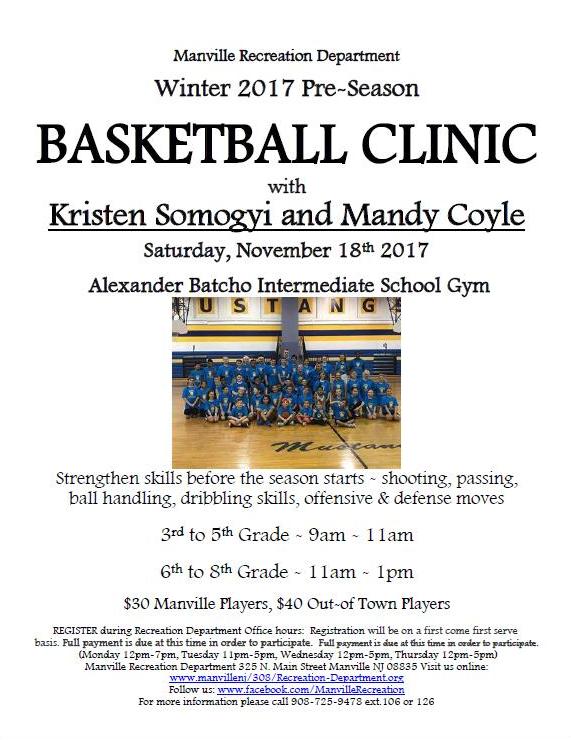 2017 BASKETBALL pre-season Clinic