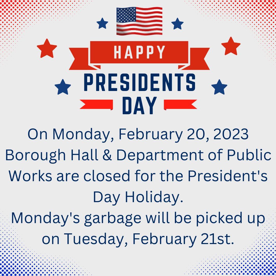 2023 Presidents Day